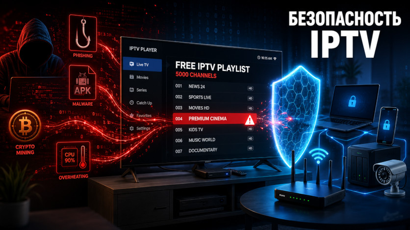 Безопасность бесплатных IPTV плейлистов: практическое руководство по защите